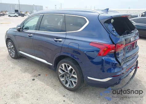 2023 Hyundai Santa Fe Calligraphy из США, поврежденный, VIN 5NMS54ALXPH595542